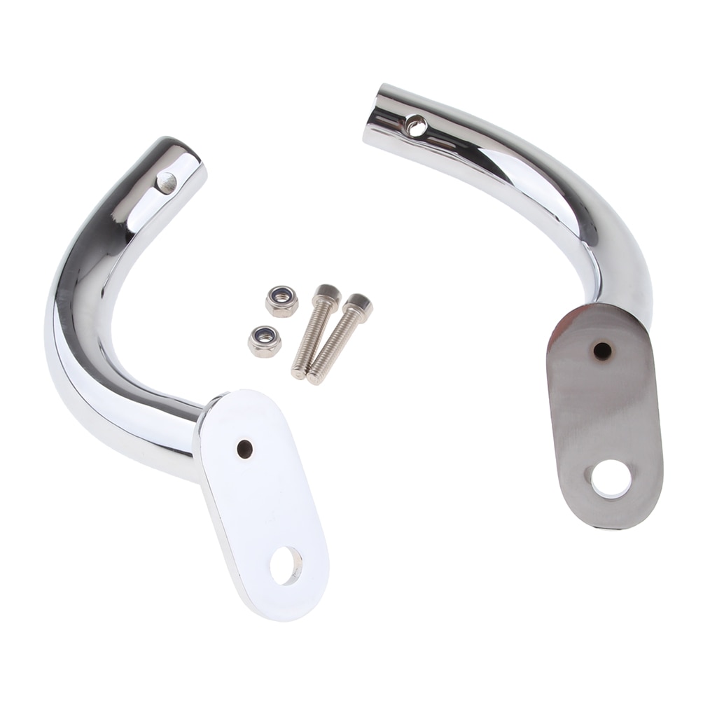 Chrome Saddlebag Guard Eliminator Brackets For Harley Electra Glide FLHT 1997-2008