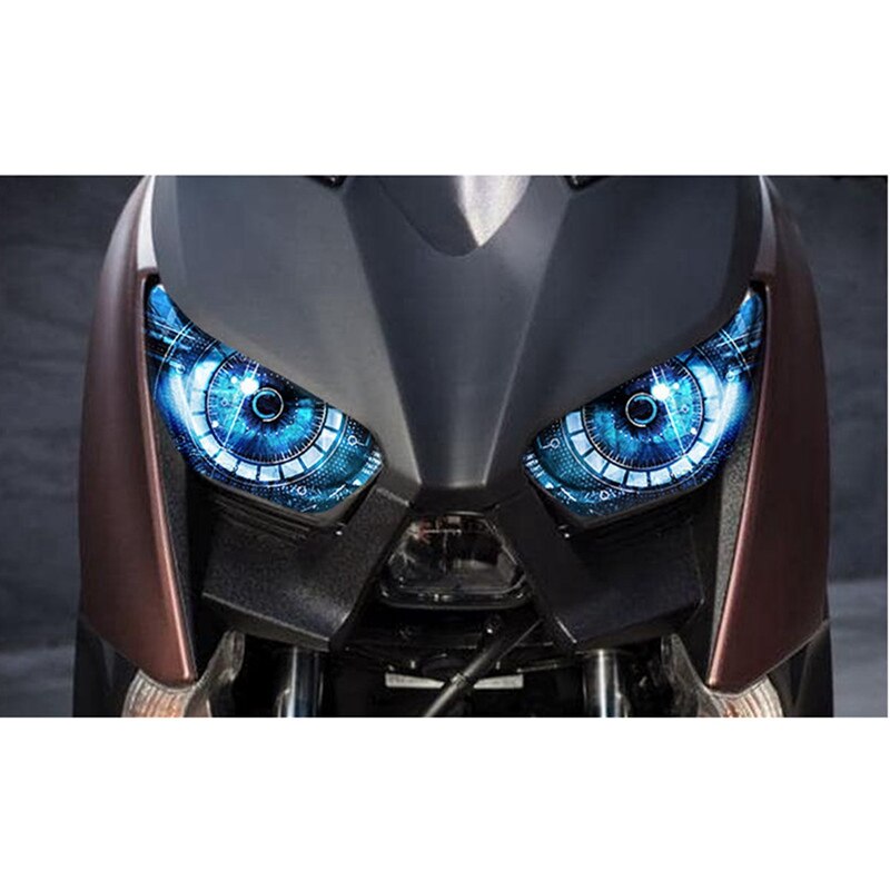 Rise -4 stück motorradzubehör scheinwerferschutzaufkleber scheinwerferaufkleber für yamaha xmax 300 xmax 250 a &amp; c