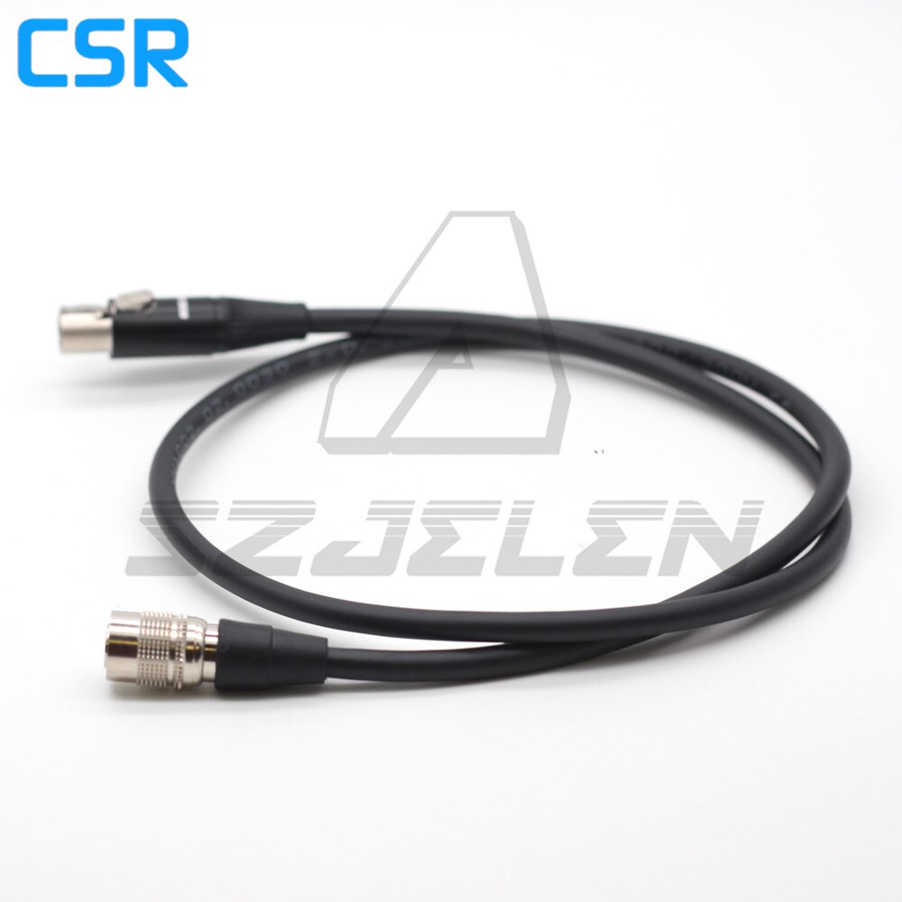 Camera Hirose 4pin 12V to mini xlr 4 pin female for Tvlogic 055 056 058 Monitor power cable