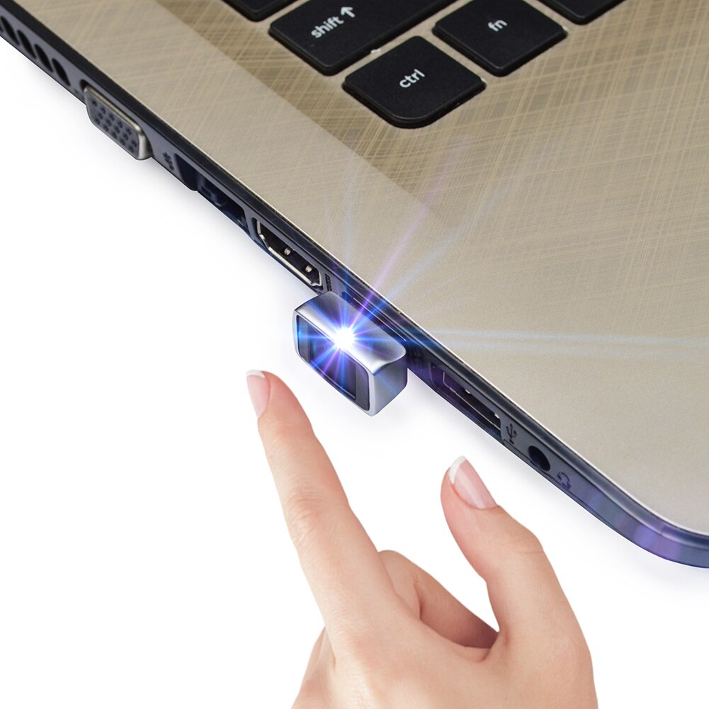 USB Fingerprint Reader Module for Windows 7、8、10 、11 Hello, Biometric Scanner padlock for Laptops &amp; PC