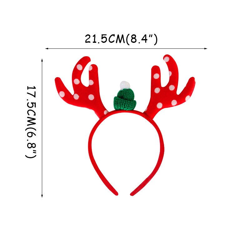 nouvel an réveillon bonne année cabine Photo noël accessoires de Photo noël bandeau Photobooth enfants adultes Navidad décor: 1pcs Headband J