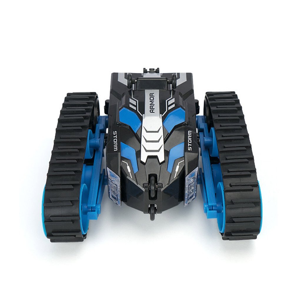 Rc 2in1 Double-sided High-speed Stunt Car Toy 4wd Wireless Remote Control Tank Track Vehicle Robot Model Toy For Boys