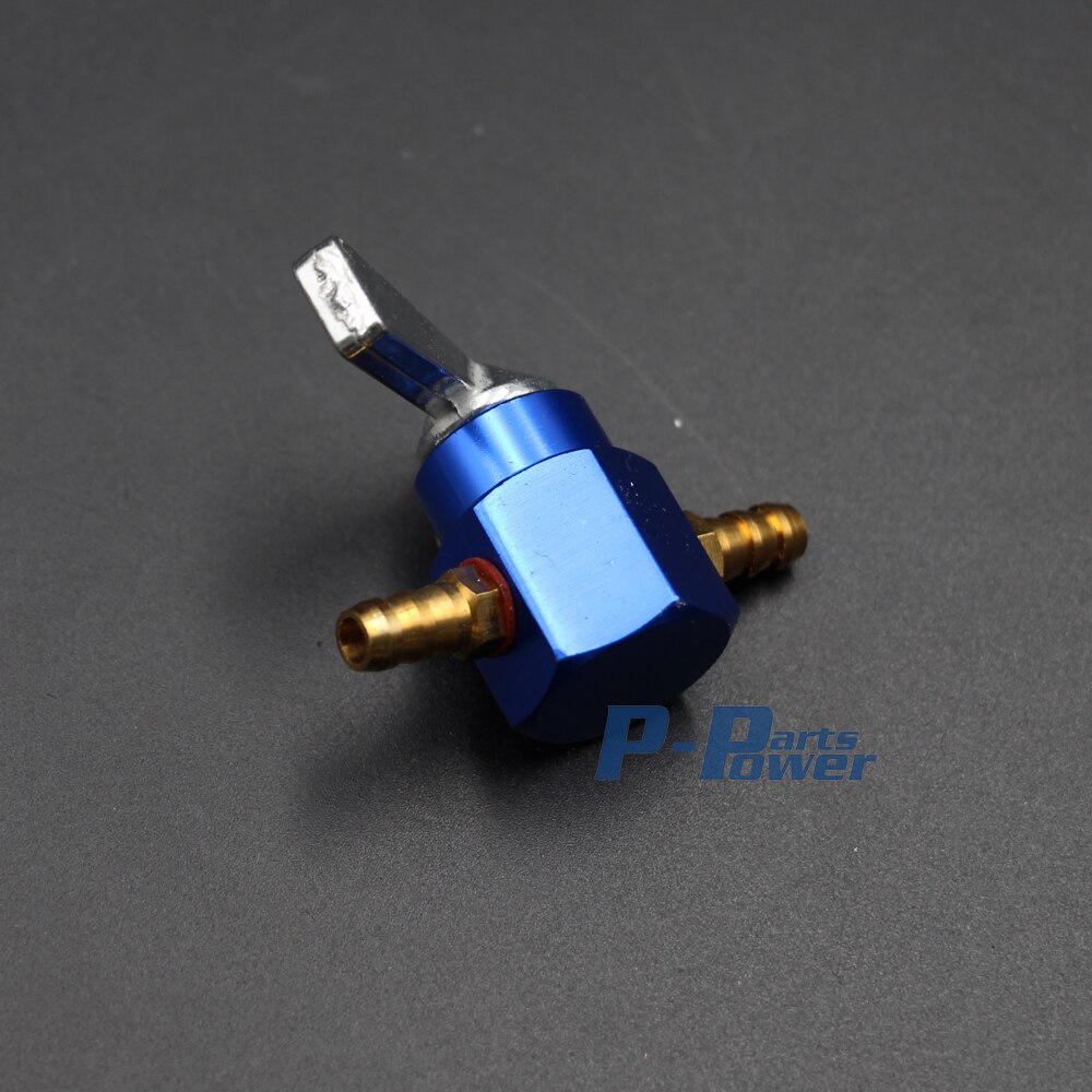 1/4" 6mm Gas Petrol Fuel Tap Inline Petcock Valve For Suzuki Motorcycle ATV Quad Go Kart