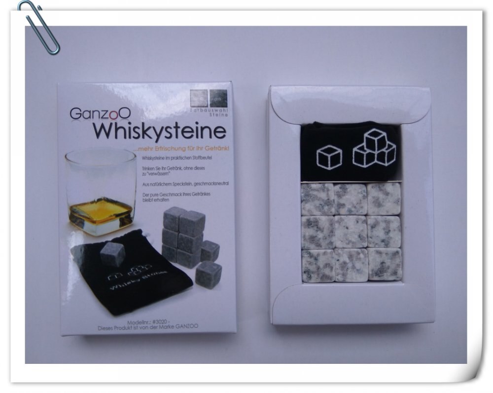3 färger jul whisky stenar låda whisky vin sten whisky rock bröllop dekoration födelsedag: Fläck