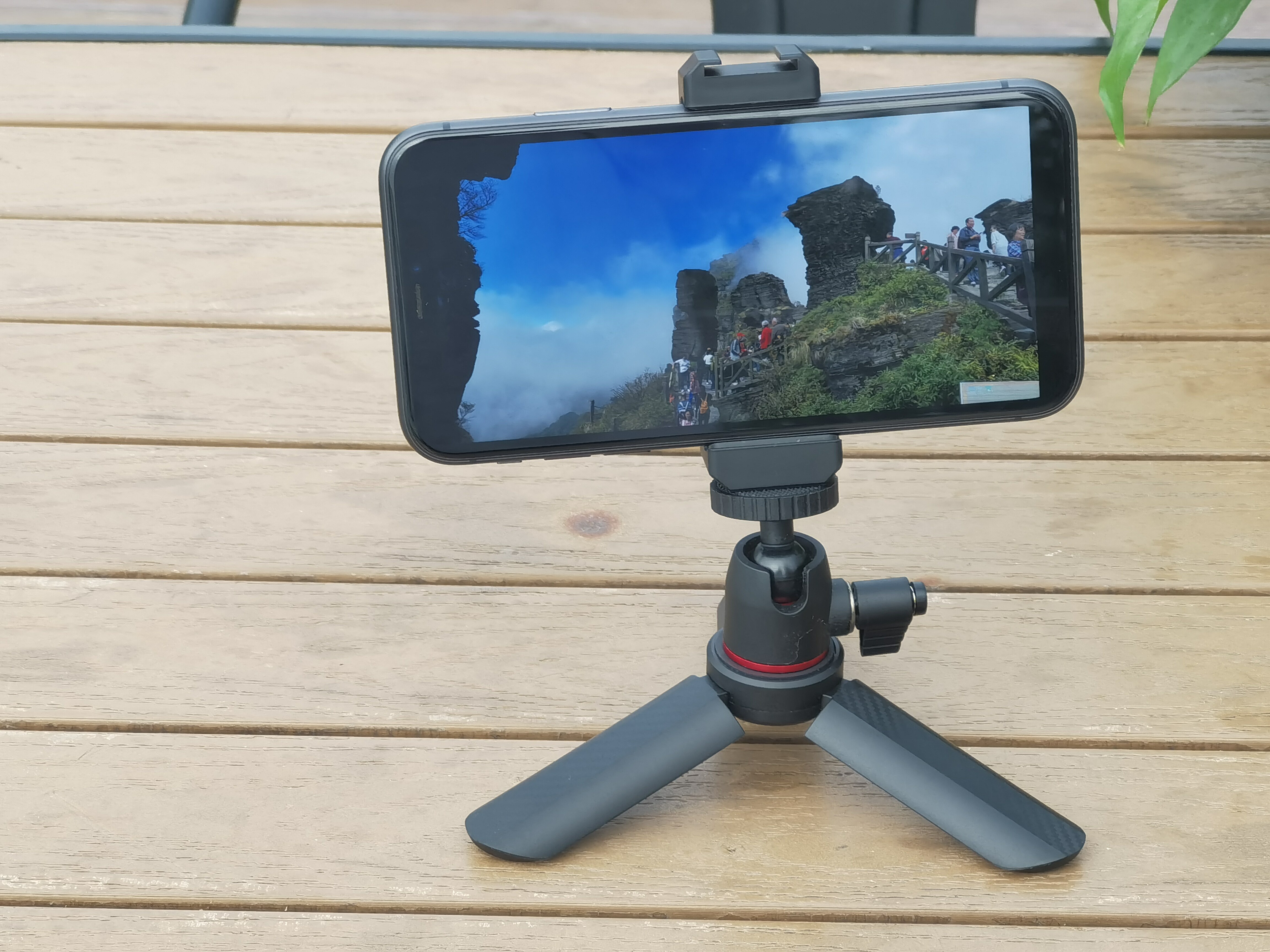 Anjielosmart Mini Gimbal Stabilizer Statief Stand Tafelblad Statief Voor Selfie Stok Monopod Smartphone Desktop Statief