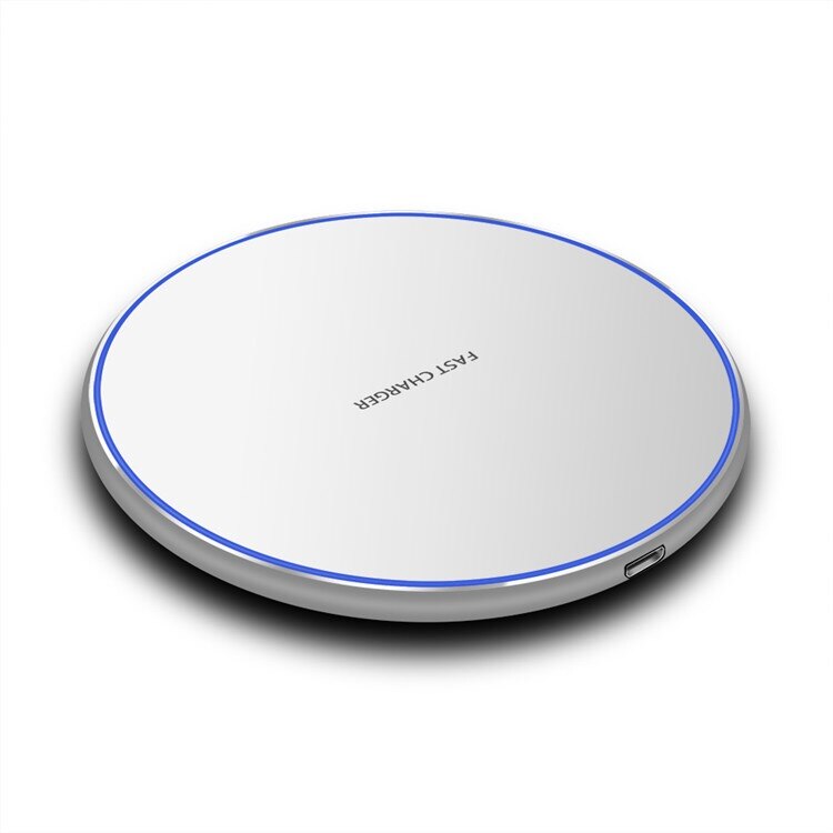 10W Fast Wireless Charger For iPhone X/XS Max XR 8 Plus for Samsung Xiaomi Huawei phone charger wireless: 10W White