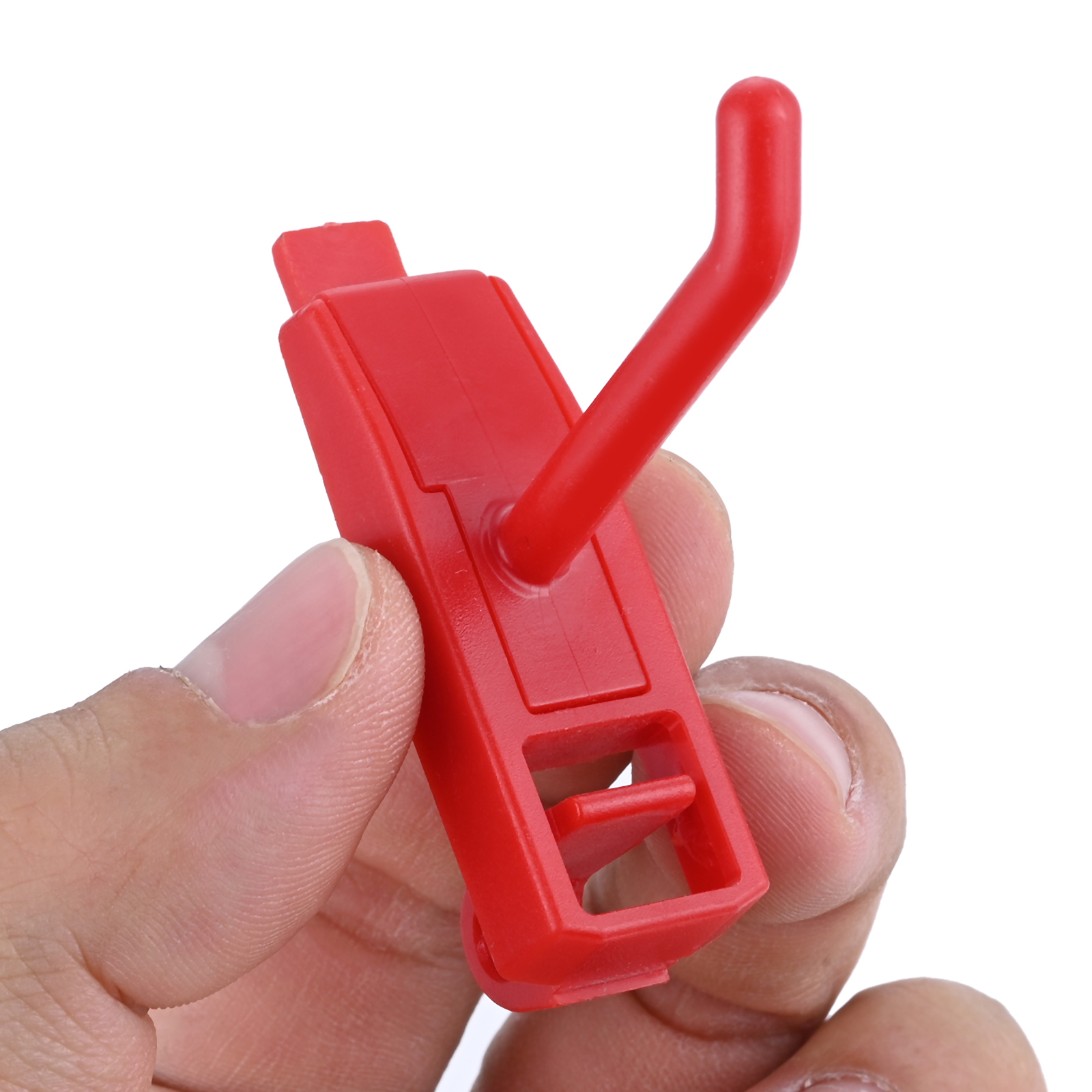 5 teile/satz rote abs Loch brett Haken Display Armaturen Schraubens chl üssel Doppel enden Kleiderbügel Wand montage Werkzeuge Lagerung Garage Werkstatt Garten