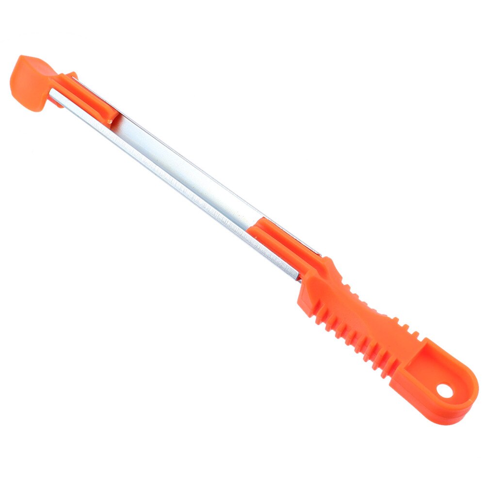 Steel File Set Hand Metal Files for Wood and Metal Work DIY File Tool (Orange)