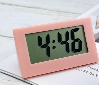 Mini Clock Simple Electronic Clock Bedside Clock Car Clock Student Clock Portable Desk Clock Digital Clock with Date