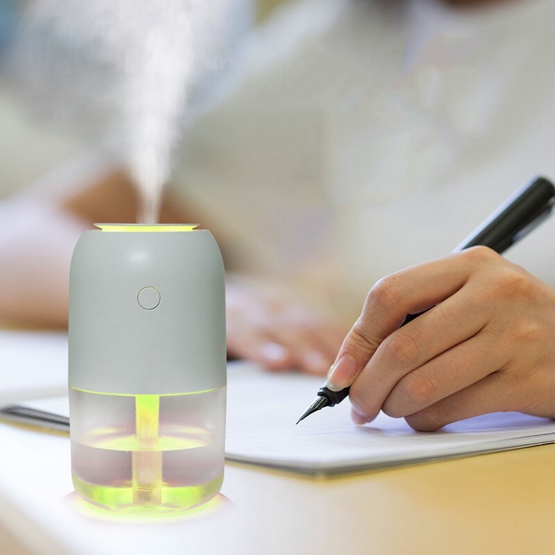 Nicear USB oplaadbare mini-luchtbevochtiger met LCD-sfeerverlichting Nicear USB oplaadbare mini-luchtbevochtiger met LCD-sfeerverlichting