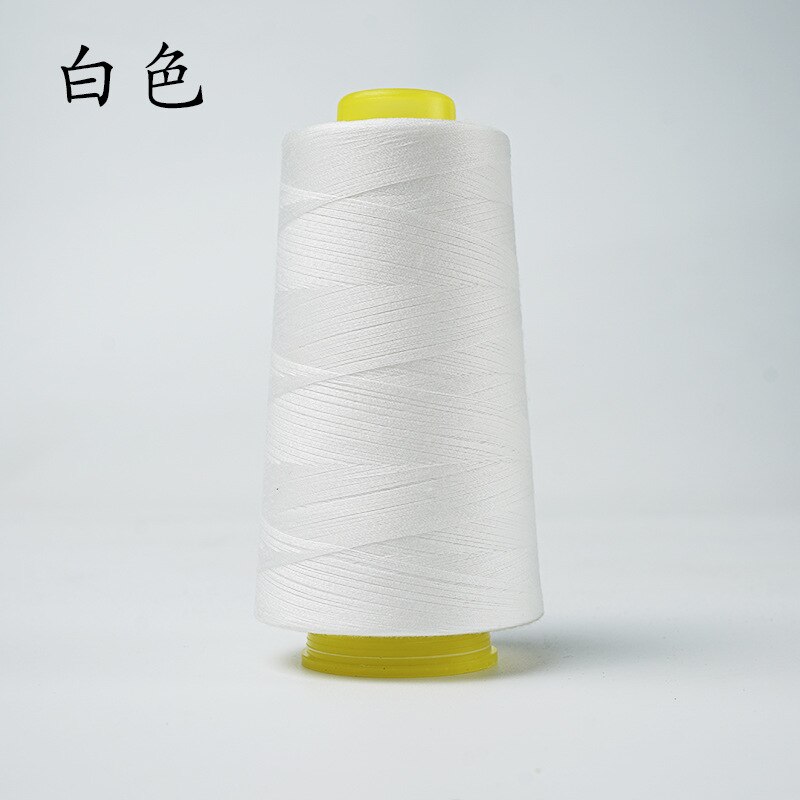 3000Yards 40S/2 100% Polyester Garen Naaigaren Roll Machine Hand Borduren Duurzaam Voor Thuis Naaien Accessoires: SA210052-1-White