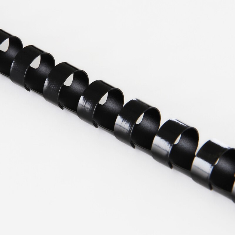 Black Plastic Comb Binding Spines ,21-ring Comb-binding A4 Paper Use (Pack of 100 Combs)