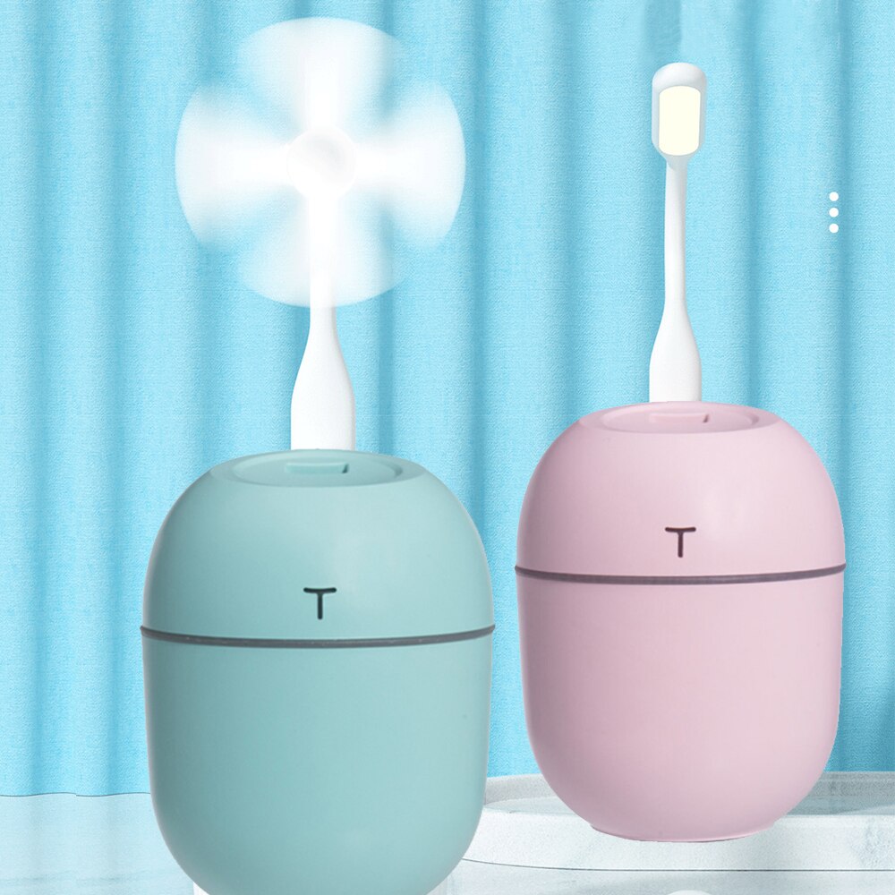 200ml mini-ultraschall-luftbefeuchter mit romantischem licht, usb-anschluss, ätherischen ölen, auto-luftreiniger, aroma-anionen-nebelgenerator und led-lampe