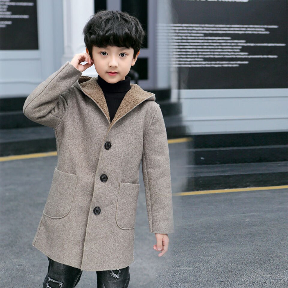 Warme winterjas jongens kind kinderen peuter baby jongens mouwloos winter solide jassen capuchon vest bovenkleding outfits kleding babykleding voor jongens, zwart, 3-4 Jaar