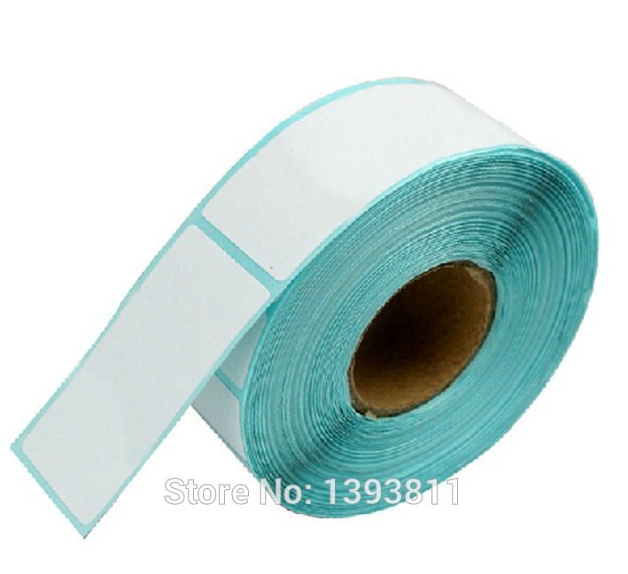 Sticker Label 27*66 mm 400 Pcs / Roll Thermal Label For Supermarket Label Logistics Label Direct Print