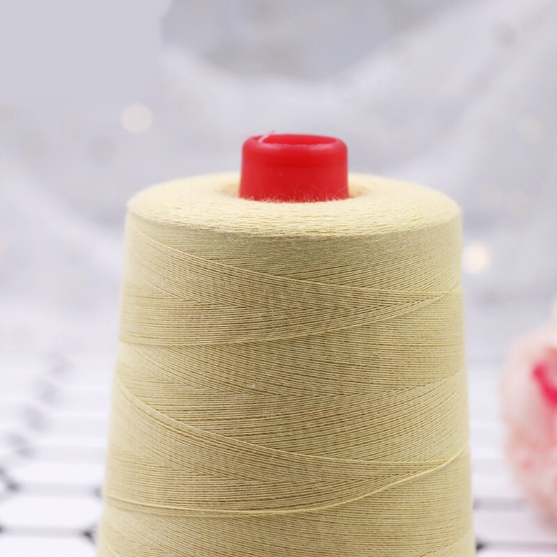 Aramid 1414fireproof yarn flame retardant wear resistant high temperature cut resistant gloves Kevlar staple fiber sewing thread