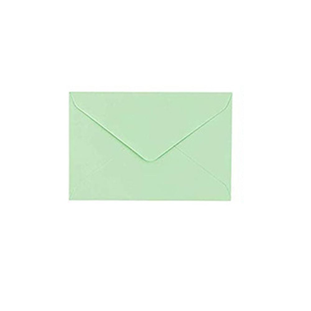 10PCS Color Mini Envelope Membership Card Paper Storage Blank Envelopes ID Card Packing Letter Envelope: light green
