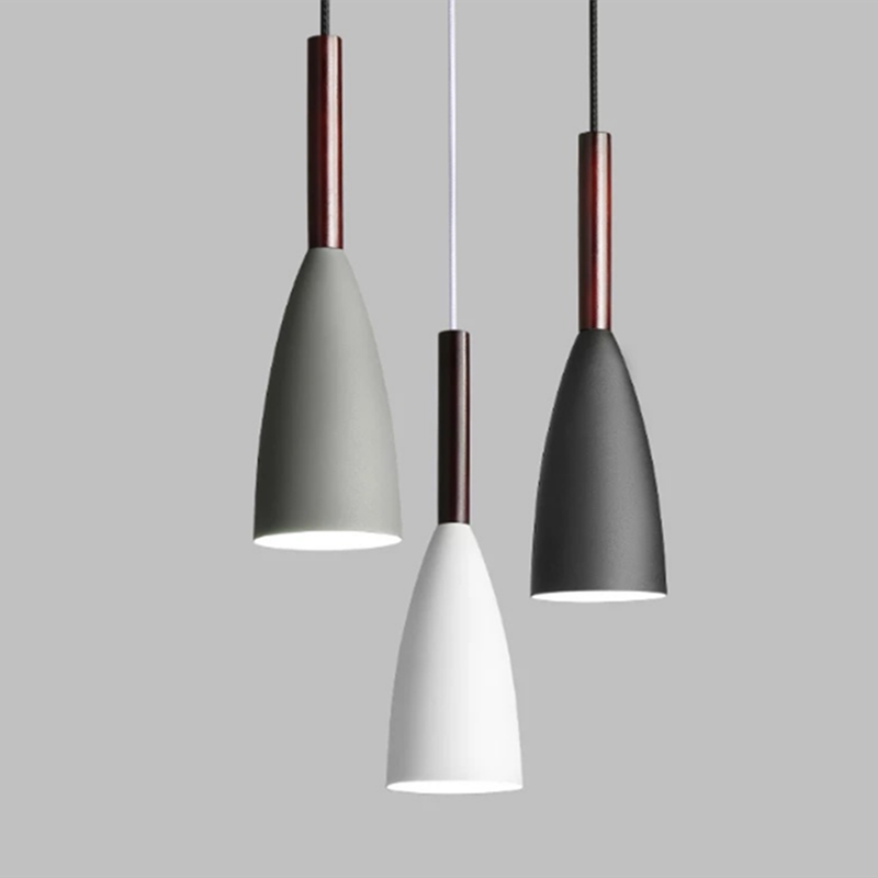 Moderne Hanglamp LED Zwart Aluminium Hanglamp Voor Woonkamer Nordic Hanglamp luminaria Keuken Armaturen Verlichting