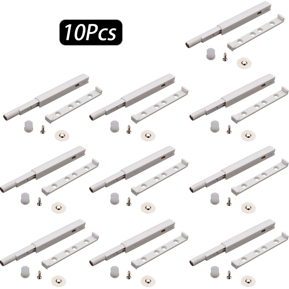 Damper Buffer Cupboard Cabinet Catch Push Open Door Protect Home Drawer Hardware Easy Install Noise Reduce Magnetic Tip Kitchen