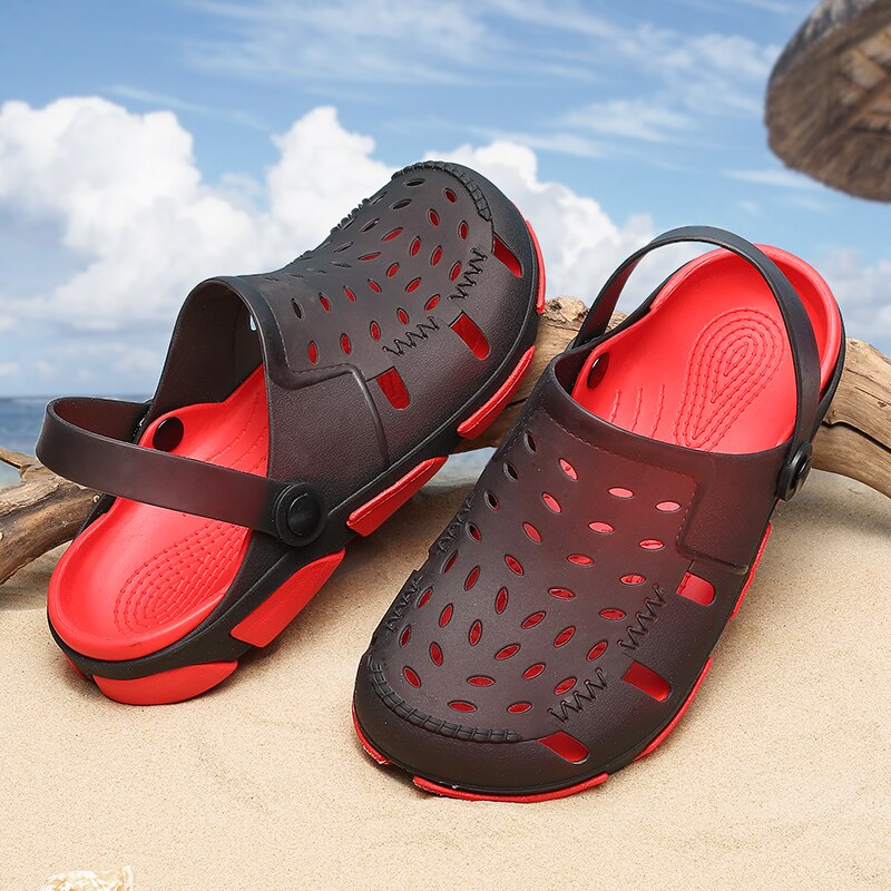 Originele Klassieke Klompen Tuin Slippers Water Schoenen Mannen Zomer Strand Aqua Slipper Outdoor Zwemmen Sandalen Muis Streep Schoenen