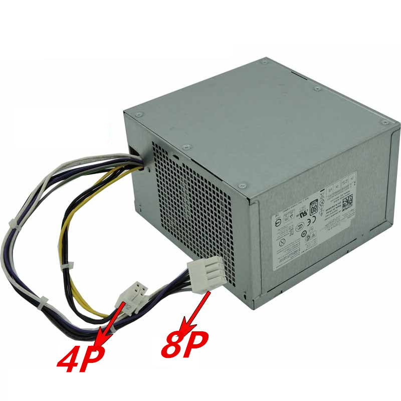 Original PSU For Dell 3020 7020 9020 8Pin 290W Power Supply HU290AM-01 D290EM-01 AC290EM-00 F290EM-00 HU290EM-00 L290BM-01