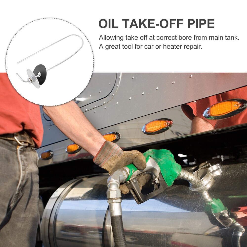 Oil Collection Tube Fuel Sucker Oil Extractor Oil Take-off Pipe for Fuel Tank Diesel Fuel Heater