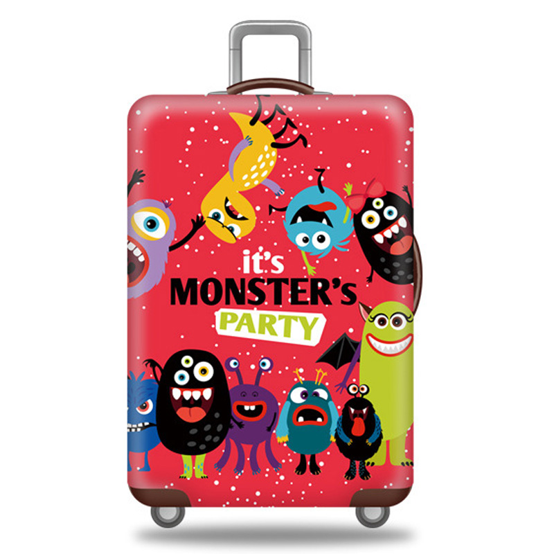 Koffer Bagage Cover 18-32 Inch Trolley Bagage Elastische Bescherming Cover Kofferbak Stof Beschermhoes Covers Travel Accessoires