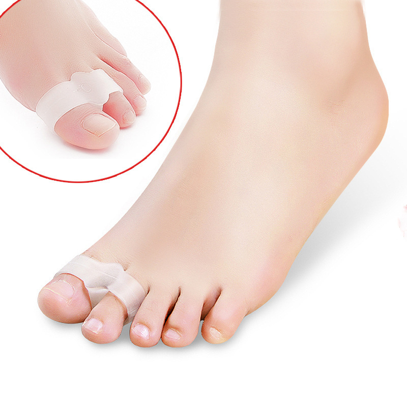 1Pair Silicone Gel Pad Straighteners Bunion Corrector Toe Pain Relief Protector Toes Gel Pedicure Foot Care
