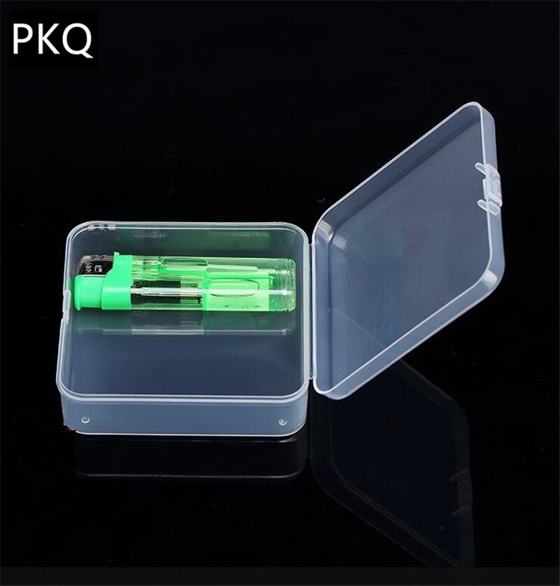 Transparent kunststoff box Lagerung Sammlungen Produkt verpackung box dressing fall Mini Fall Klar Kleine Box 21 Größen: 8.4x8.4x3cm