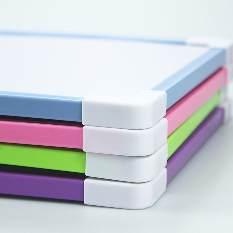 Erasable And Magnetic Kids Whiteboard Dry Wipe Board Double-Sided Message Board Mini Drawing Writing Whiteboard With Pen