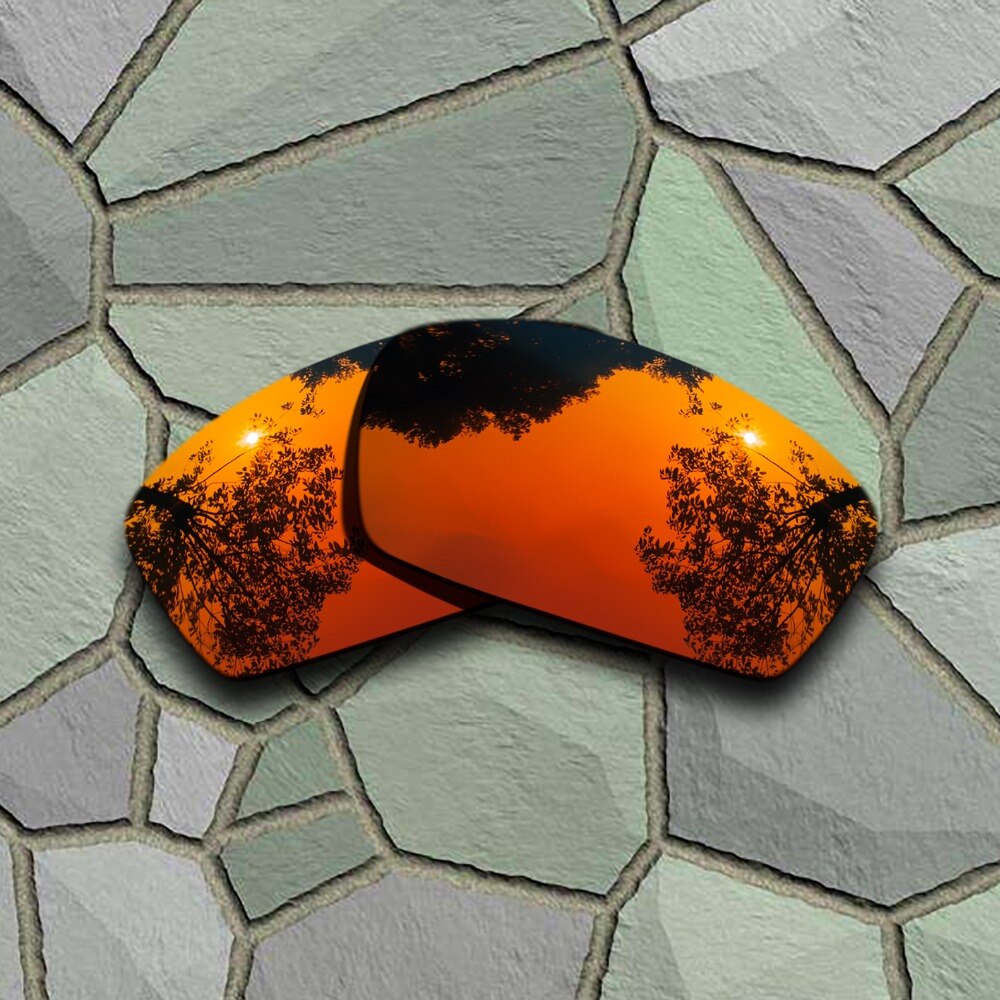 Rød orange solbriller polariserede erstatningsglas til oakley square whisker
