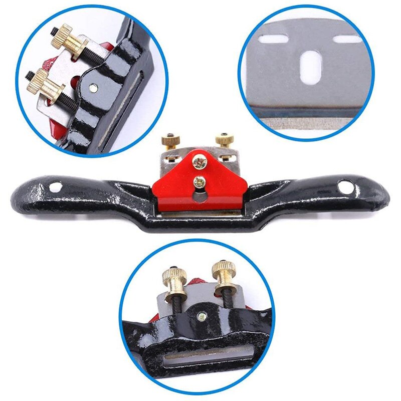 Juego de archivo de 6 uds de SpokeShave ajustable de 10 pulgadas, Lima de mano, raspa, herramienta de mano de trabajo de madera para artesanía de madera, trabajo de madera
