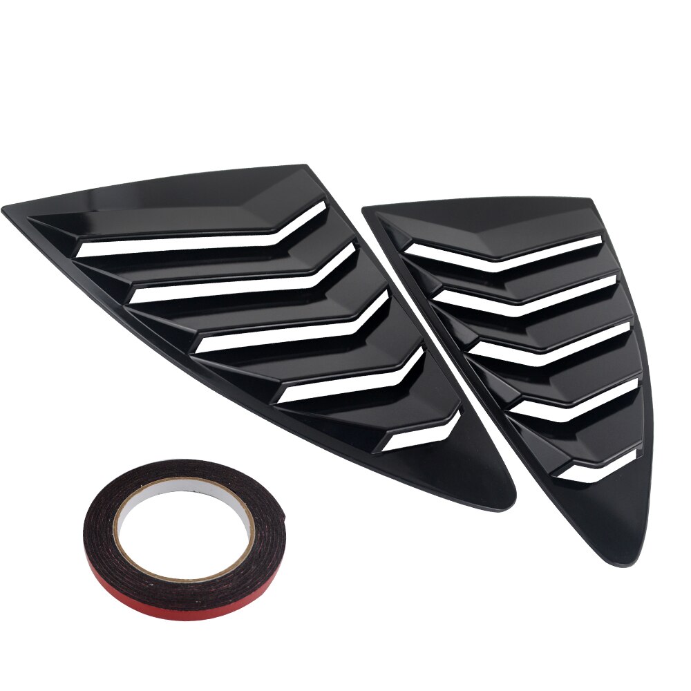 Rear Quarter Window Louvers Spoiler Panel for Scion FRS for Subaru BRZ for Toyota 86 GT86 ABS Stickers