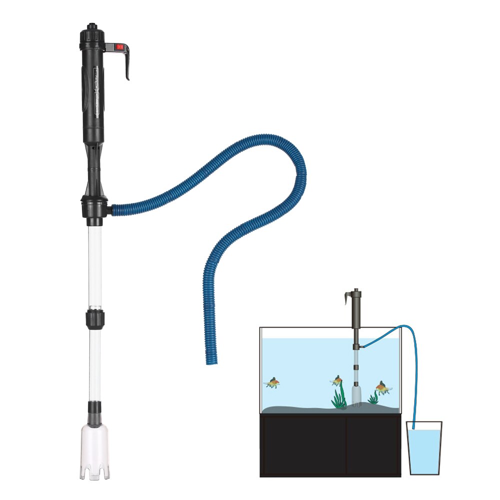 Electric Gravel Cleaner Aquarium Fish Tank Water Changer Sand Washer Vacuum Siphon Operated Gravel Cleaner Aquarium Accessories