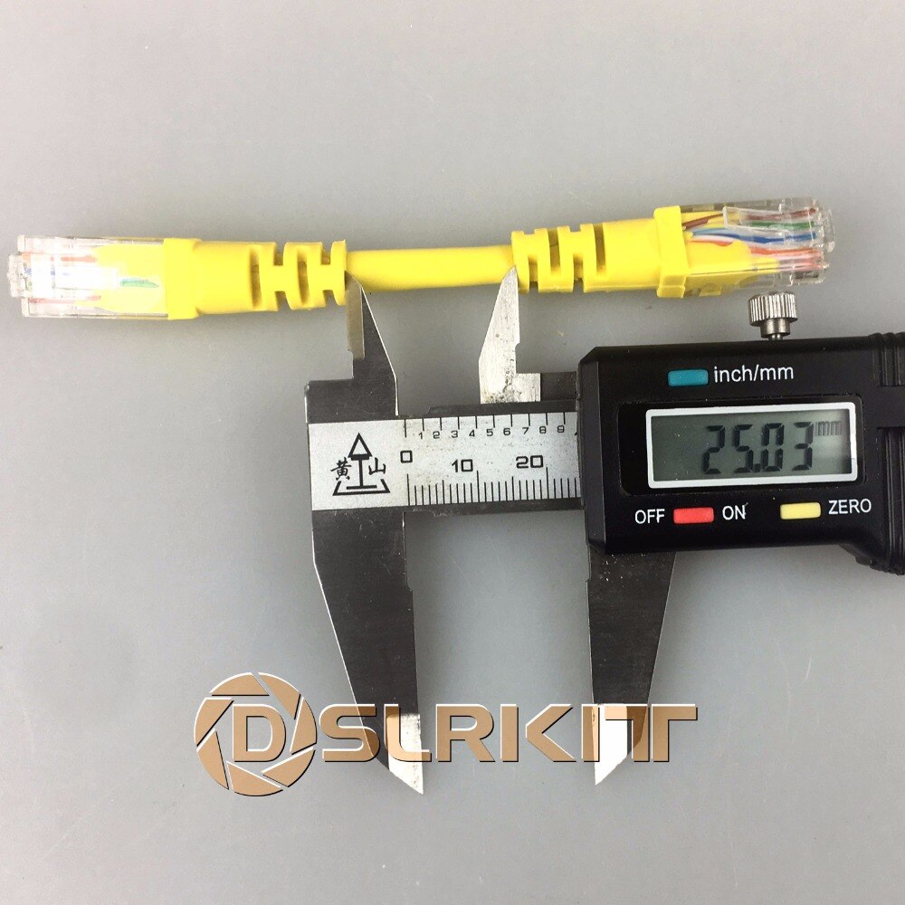 Lot 10 kabel 1 zoll 2,5 cm 568B CAT5E UTP Ethernet RJ45 Patchkabel Netzwerkkabel