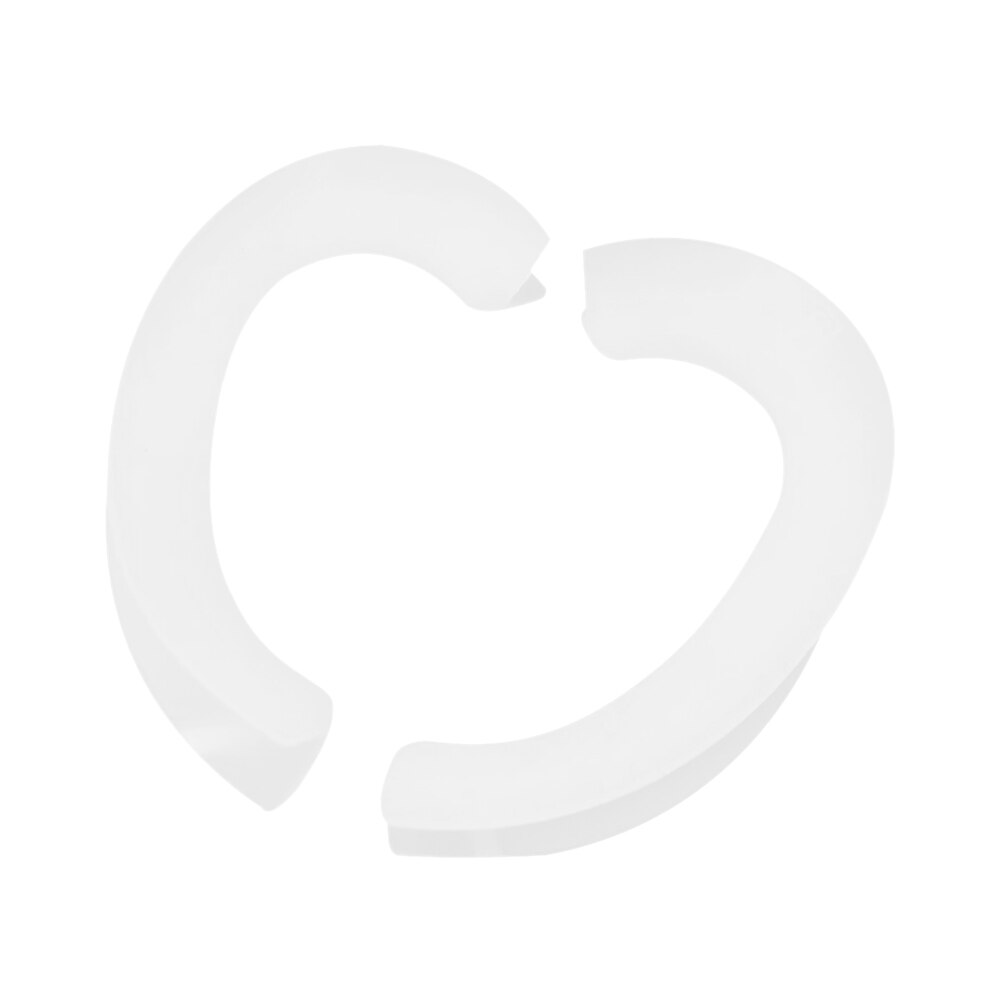 1 par silikon ansiktsmaske ørekroker deksel justerbar ørestropp myk gjenbrukbar sklisikker hørselsvern grep tilbehør: E