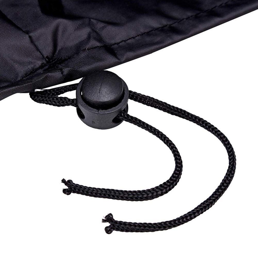 Outdoor Canopy Furniture Dust-Proof Shelter With Drawstring Garden Stove Patio Round Protective Waterproof Fire Pit Cover Oxford