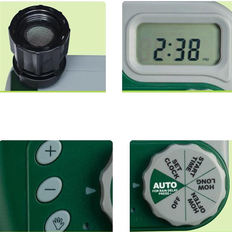 Battery Powered Outdoor Garden Irrigation Controller Irrigation Timer Garden Automatic Watering Device No Battery Included