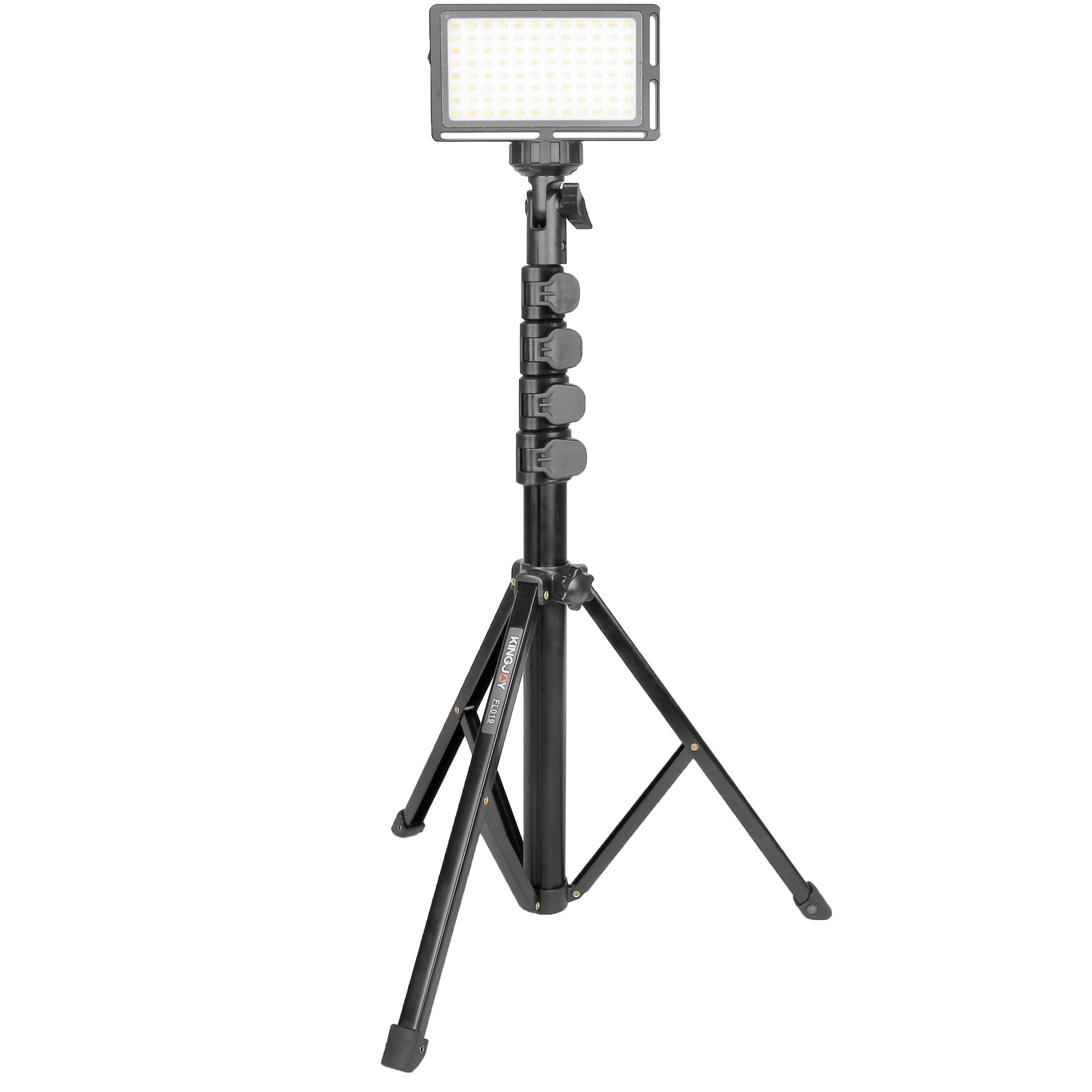 Vlogmagic Kingjoy Light Stand Statief Belasting Tot 5Kg Met 1/4 Inch Schroef Mount Voor Camera Smartphone Live Video