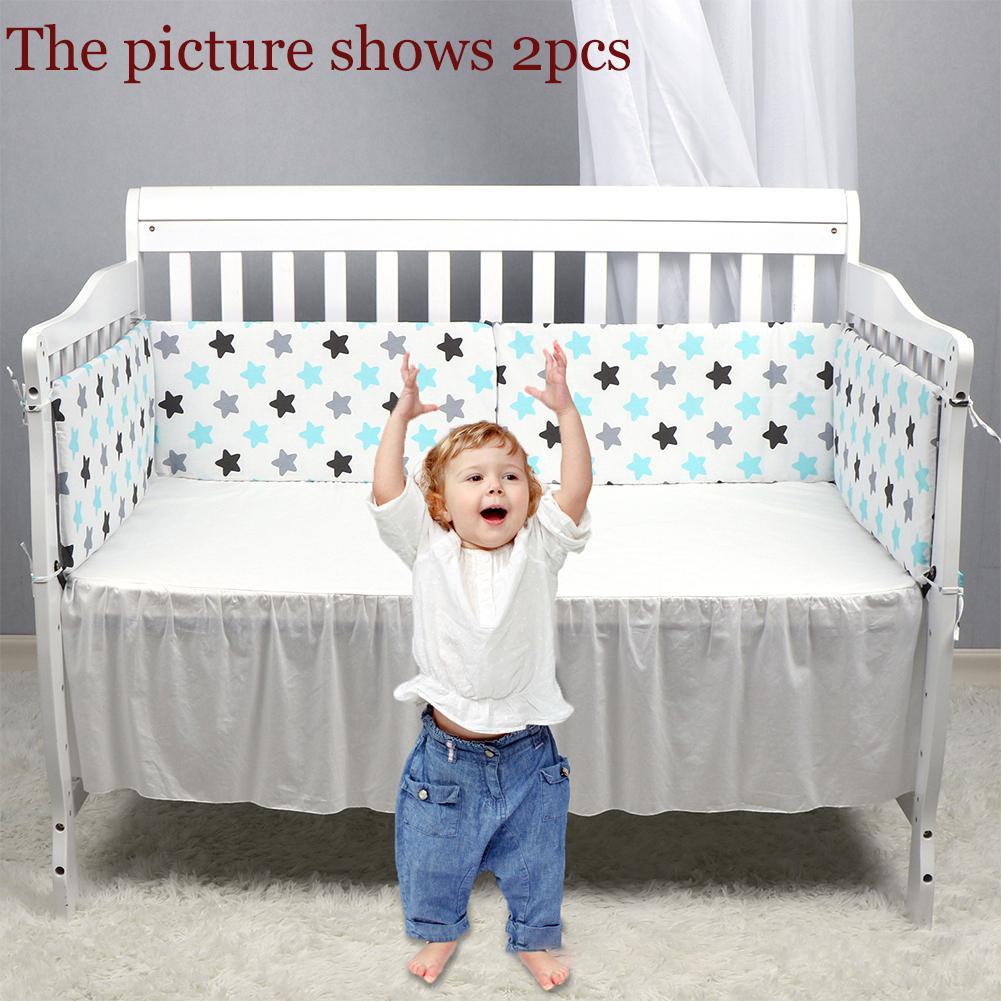 1Pcs Newborn Baby Safety Bed Fence Washable Guardrail Kids Playpen Crib Bumpers Infant Child Care Barrier Protector for Beds