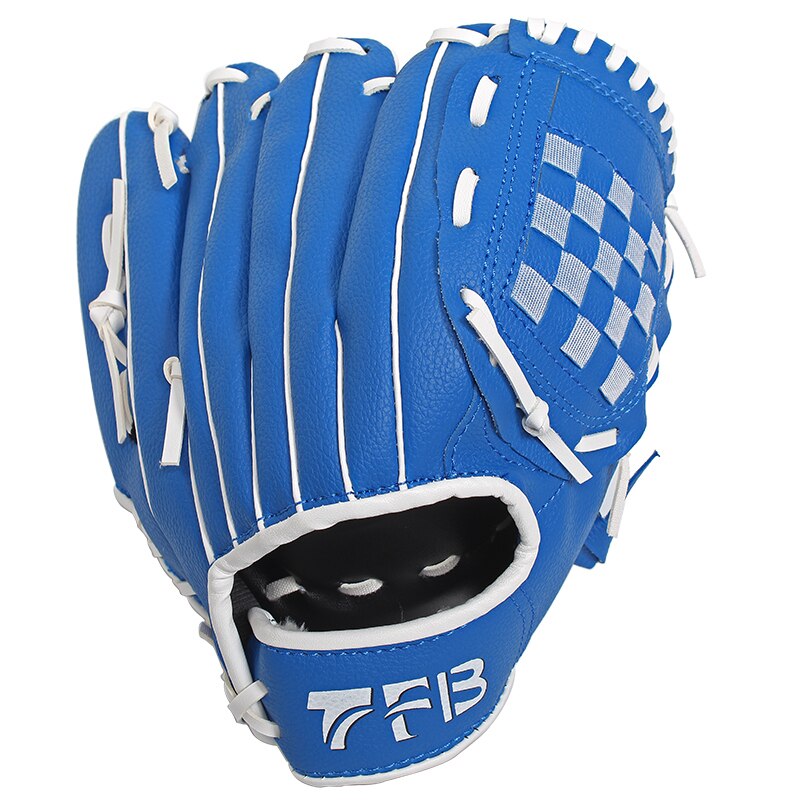 Guante de béisbol de cuero para hombres, equipo de entrenamiento de béisbol para niños y adultos, guantes de béisbol de Softball, BG50BB: Multicolor / 11.5 inches