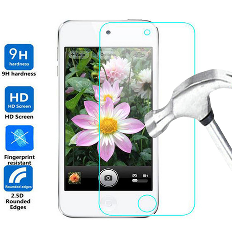 2.5d härdat glas för apple ipod touch 5 6 7 skyddande film skärmskydd för apple ipod touch 5 6 7