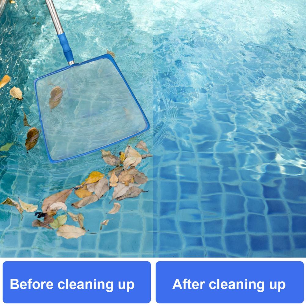 Swimming Pool Net Tool Water Fishing Net Pool Cleaning Net Equipment Home Outdoor Fishing Pool Cleaner Retractable Accessories