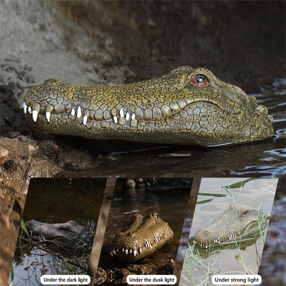 Flytec 2.4GHz RC Boat Toy Simulation Crocodile Head Interesting Water Floating Remote Control boat Toys In Stock