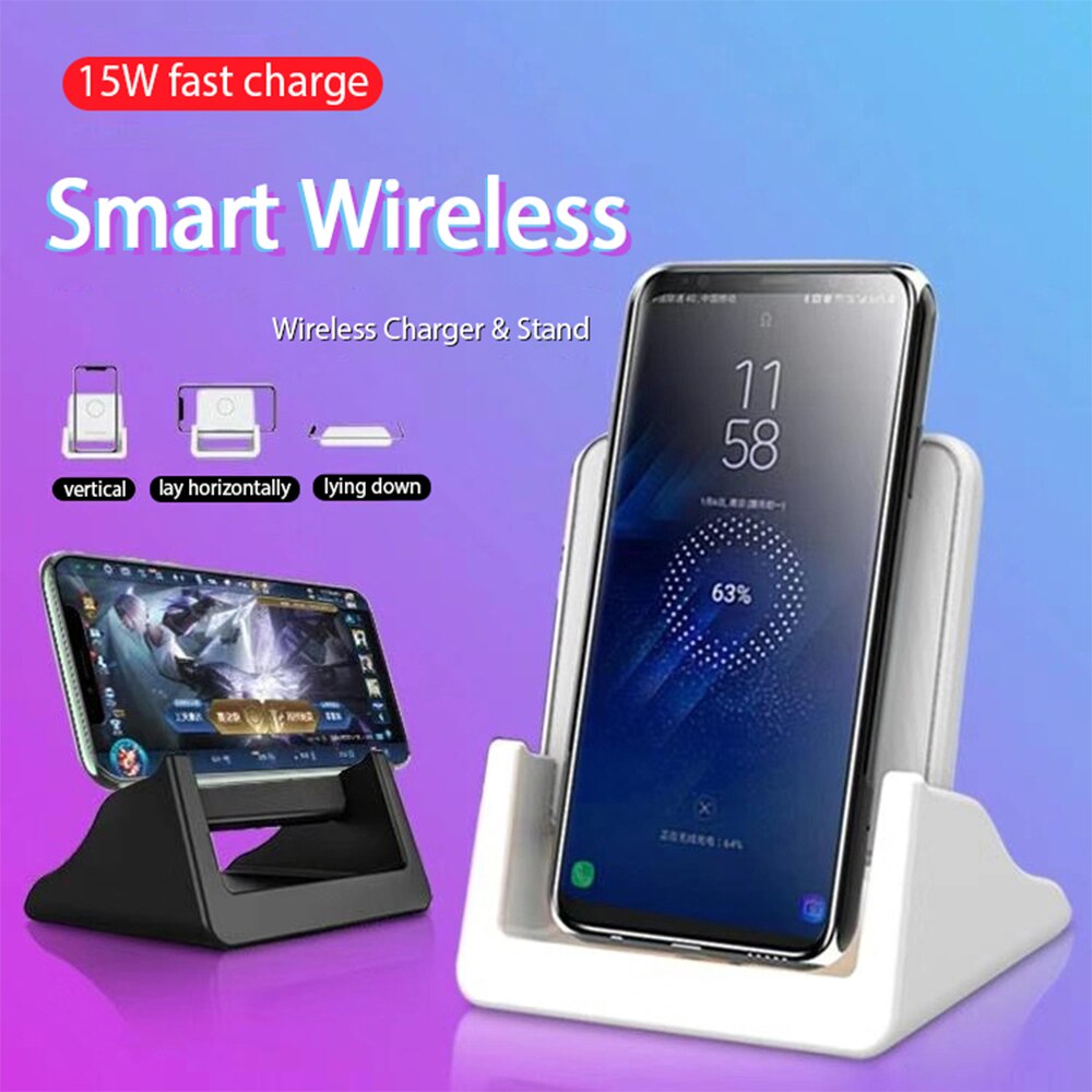 Fast Charging Wireless Charger Qi15w Holder For Phone Folding Charging Station For Iphone 13，12,11，For Xiaomi Samsung Oneplus