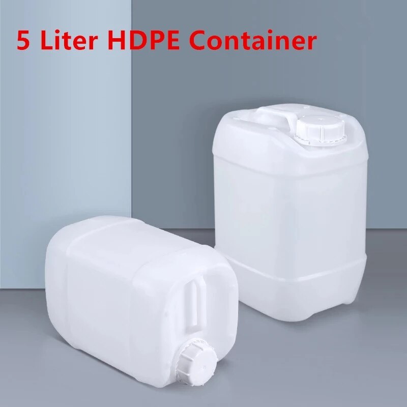 Empty 5 liter Stackable Plastic Container Thicken PreservativePlastic Storage Container for Liquid Lltion 1PCS