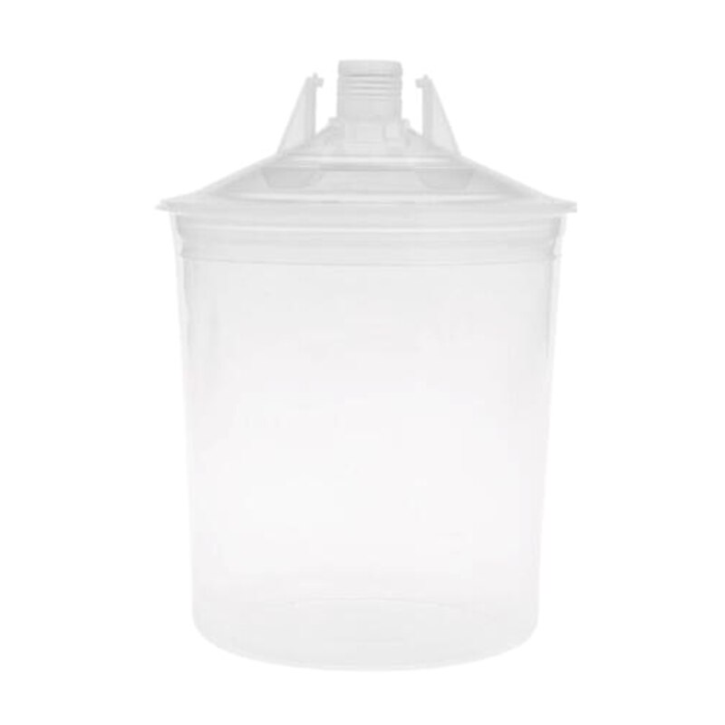 Transparent Plastic Paint Mixing Cups Inner Cup with Lid For Accurate Mixing Of Paint And Liquids 600ML School Laboratory Cups