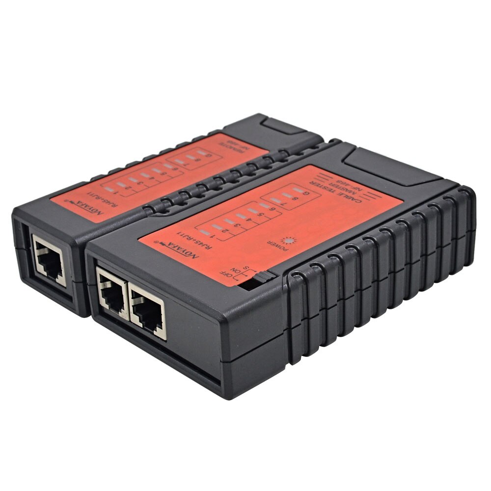 NOYAFA NF-468 Tester per cavi di rete professionale RJ11 RJ45 CAT5 CAT6 LAN cavo Tracker Tracer strumenti di rete pacchetto originale