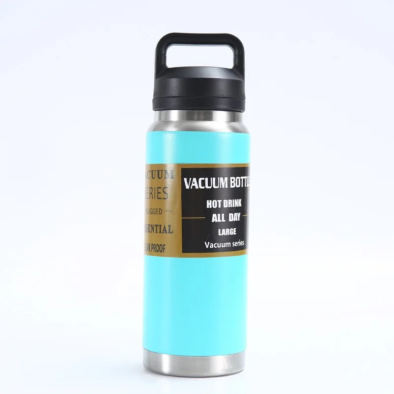 Large Capacity Thermal Car Cup Portable Insulation Vehicle Mug for Men Travel across Borders Heat Retention Cup: SKY BLUE / 500ml