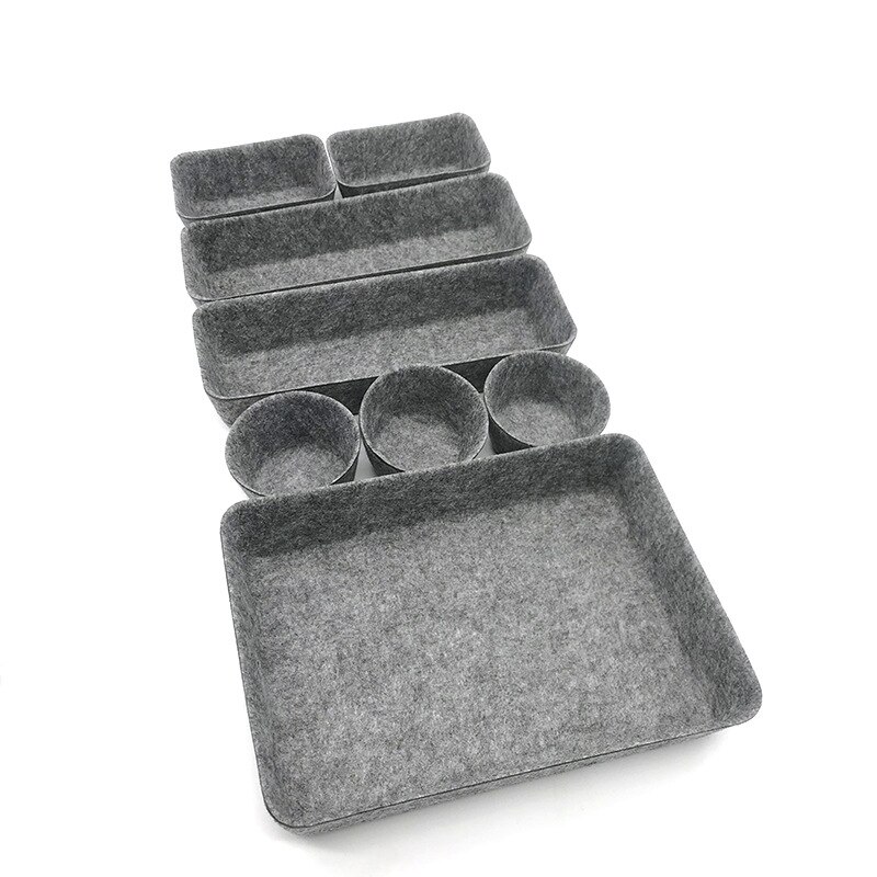 La Collection boîte huit pièces Collection panier tiroir finition boîte bureau maison Classification Collection: deep gray